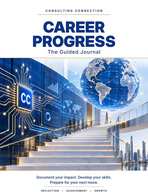 Career Progress: The Guided Journal, Ascent cover design.